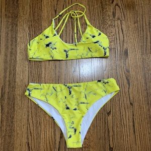 High waisted bikini set